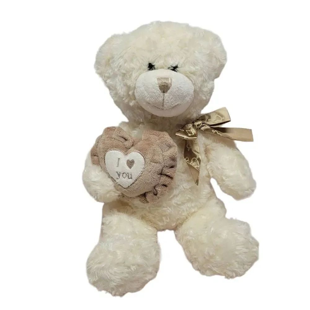 Best Made Toys Teddy Bear Plush 2009 Stuffed Animal I Love You Valentines Cream